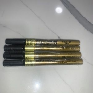 Pen-Touch Paint Marker 1.0 Mm Fine Point Metallic Gold Color, Pack of 4